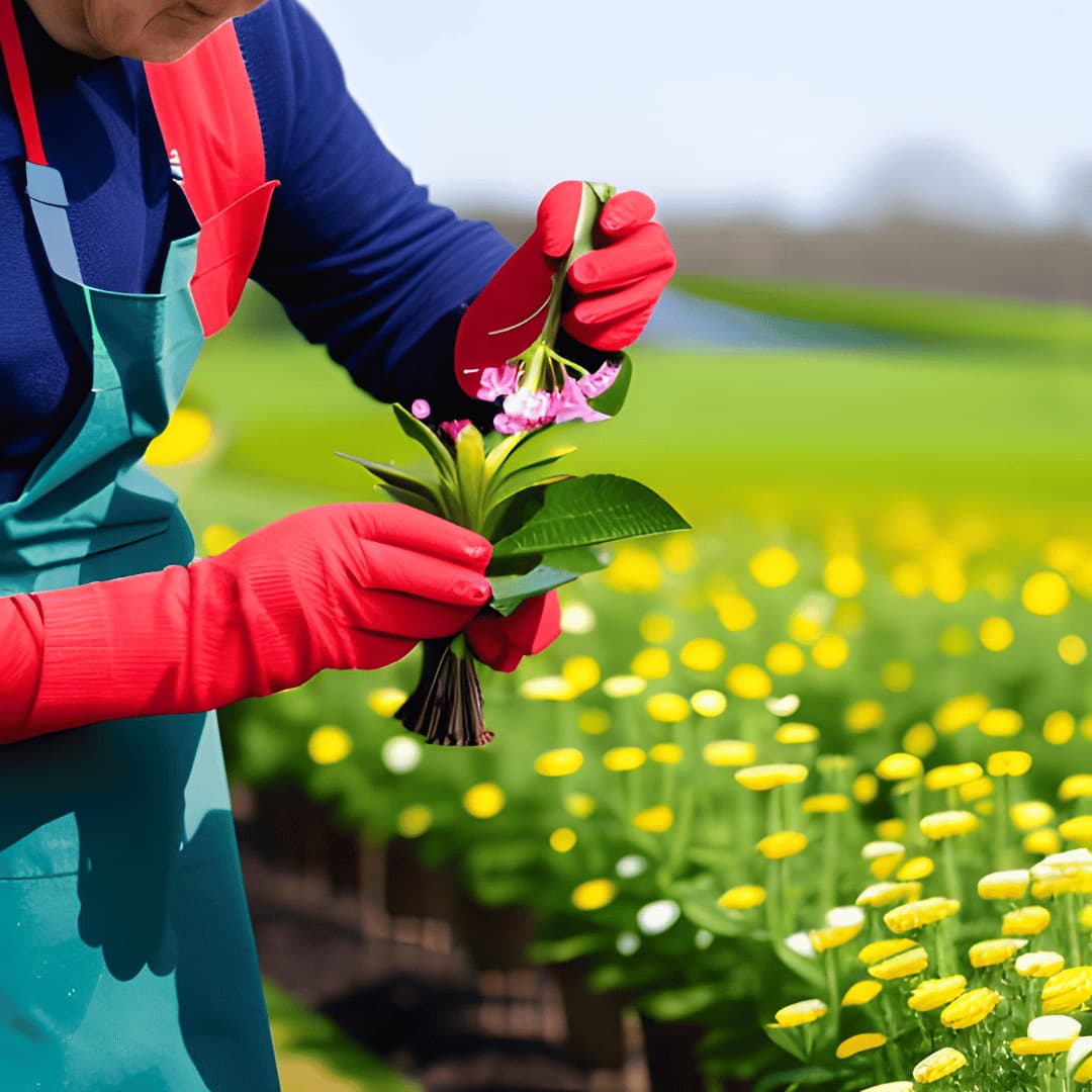 remove leaves and flowers from your cutting