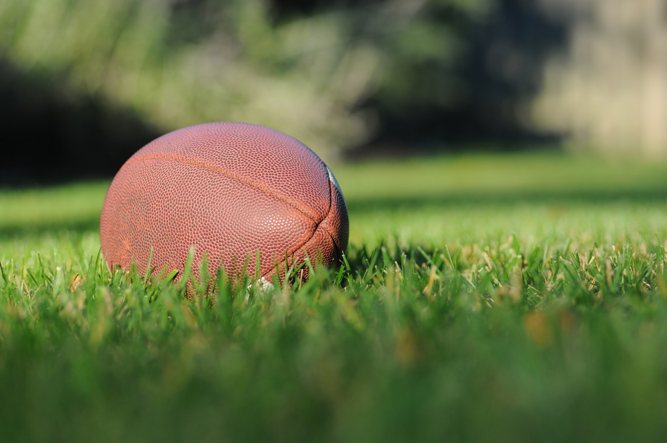 Football in yard