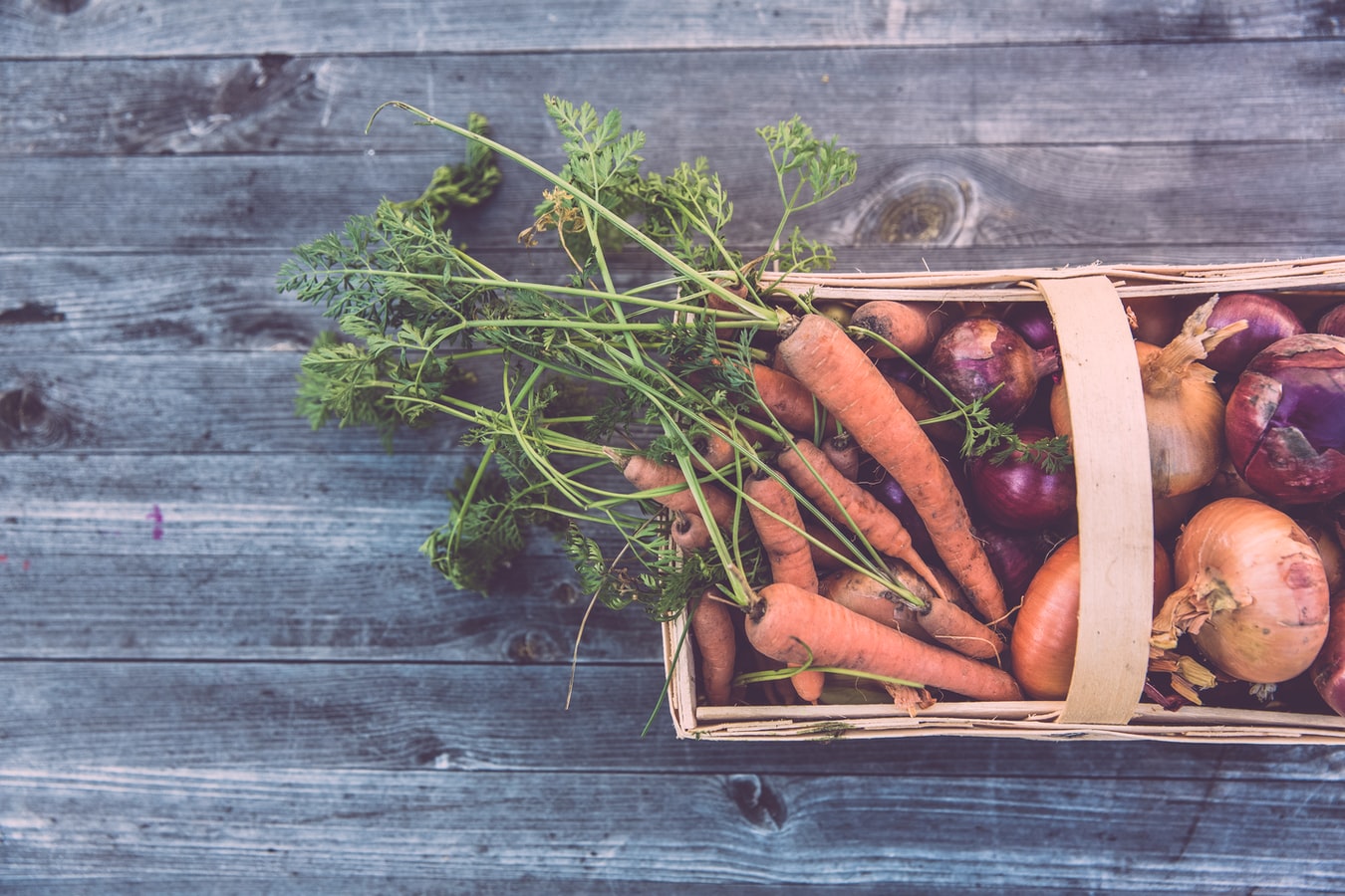 Vegetables in a basket